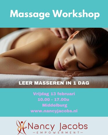 Empowerment massage workshop, vrijdag 13 februari